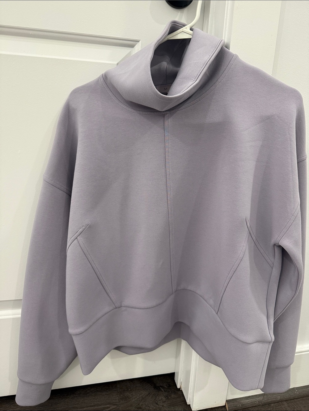 CALIA by Carrie Underwood Light Gray Mock Neck Pullover